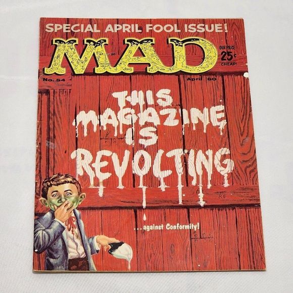 Mad Magazine April 1960 No. 54 Special April Fools Day Issue EC Comic Rare Clean - Picture 1 of 5